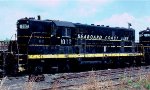 Seaboard Coast Line GP7 #1002, on the shop track, 